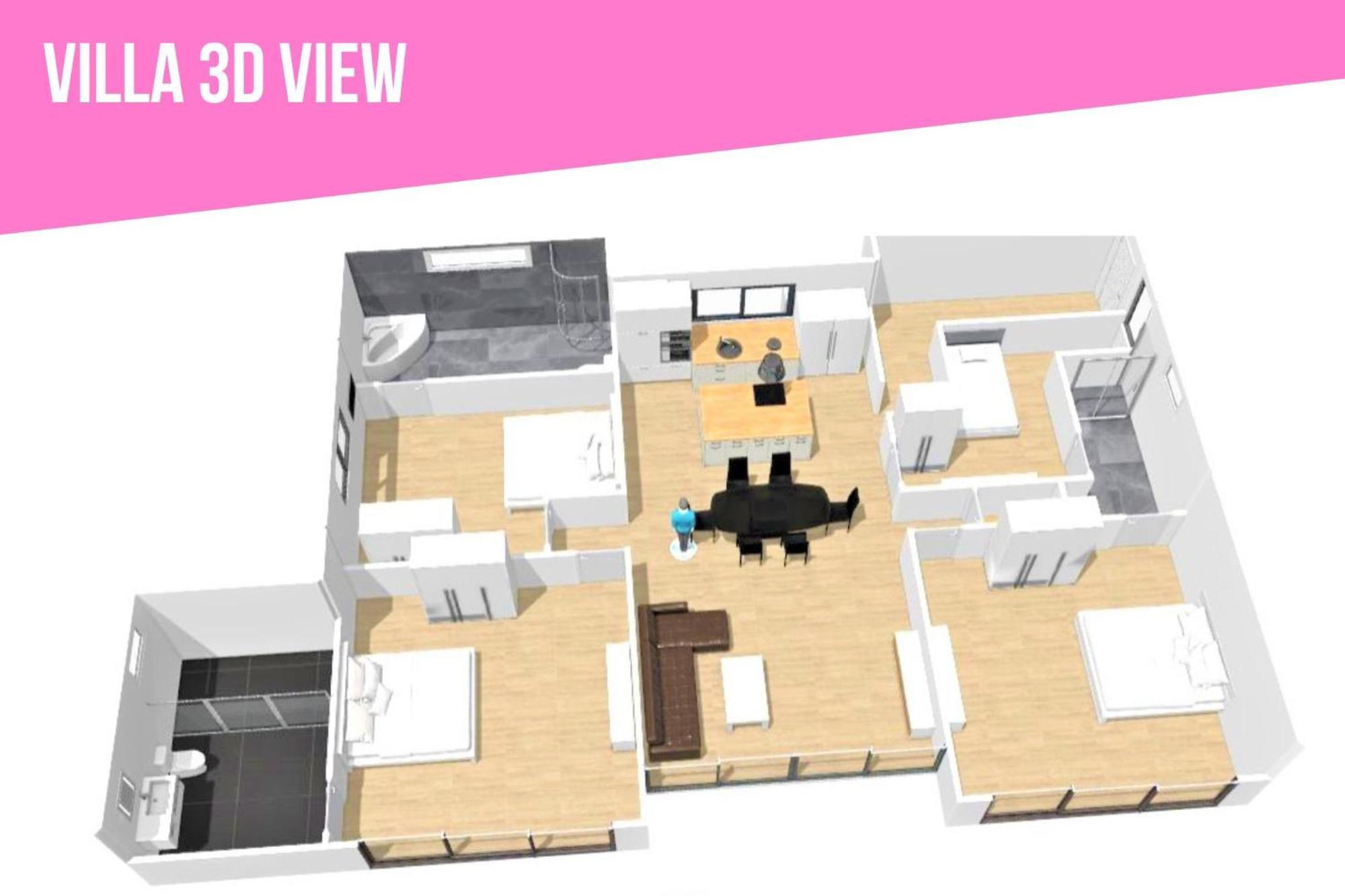 2ms Zen Luxury For Family & Friends, 4 Bdr, Private Pool, Rooftop, Kids' Playground 別墅