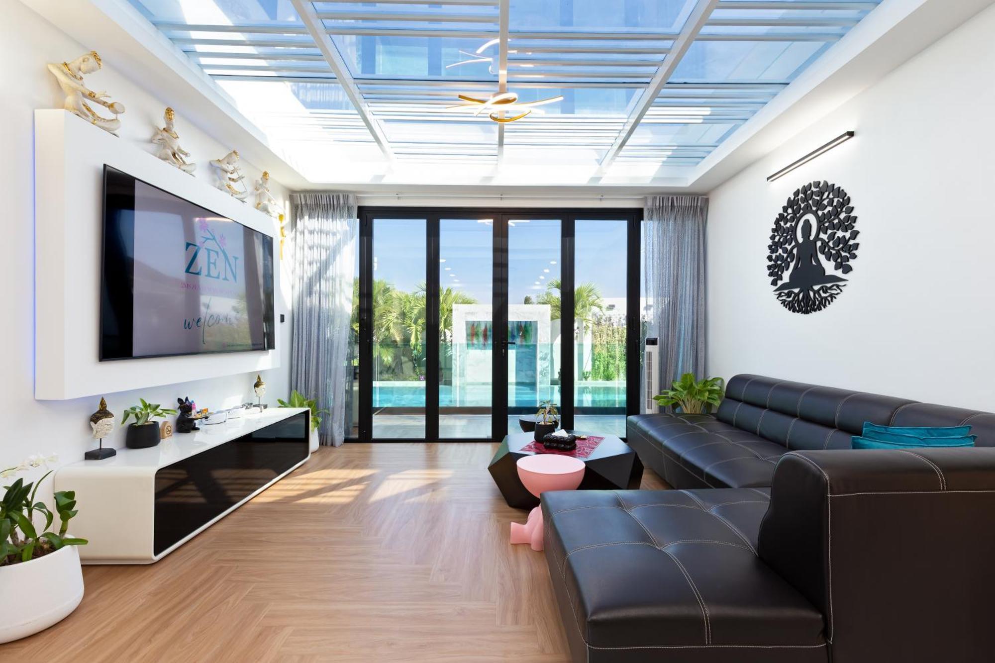2ms Zen Luxury For Family & Friends, 4 Bdr, Private Pool, Rooftop, Kids' Playground 別墅 *